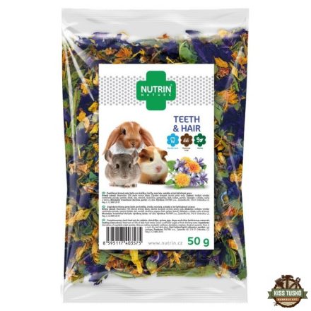 Nutrin Nature Rágcsálóknak, Fogak És Szőrzet 50g