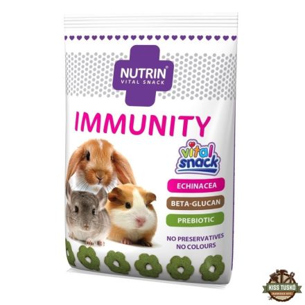Nutrin Vital Snack- Immunity,Nyúl,T.Malac,Csincs. 100g