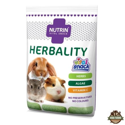 Nutrin Vital Snack- Herbality, Nyúl,T.Malac,Csincs. 100g