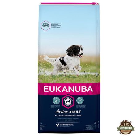 Eukanuba Adult Medium kutyatáp 15kg