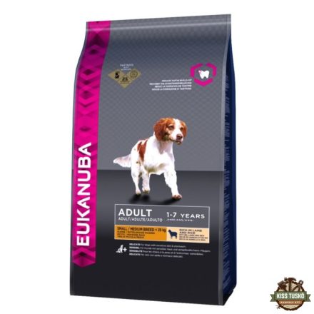 Eukanuba Adult Lamb & Rice Small & Medium kutyatáp 2,5kg