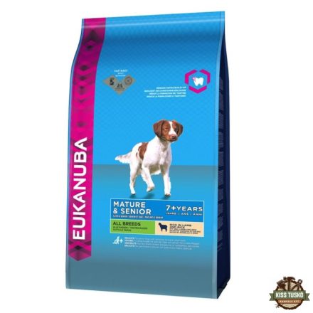 Eukanuba Mature & Senior Lamb & Rice kutyatáp 2,5kg