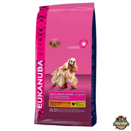 Eukanuba Adult Medium Breed Weight Control kutyatáp 15kg