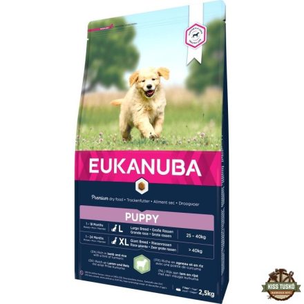 Eukanuba Puppy Large Lamb & Rice kutyatáp 2,5kg