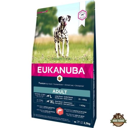 Eukanuba Adult Large Salmon & Barley kutyatáp 2,5kg