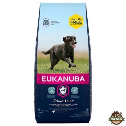 Eukanuba Adult Large kutyatáp 18kg