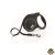 Flexi Black Design szalagos automata póráz M 5m 25kg-ig ezüst