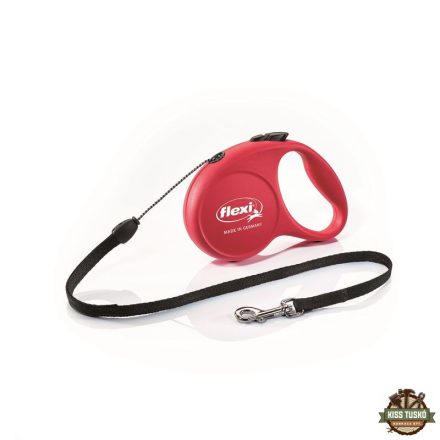 Flexi Fun 5m zsinóros automata póráz S 12kg-ig piros
