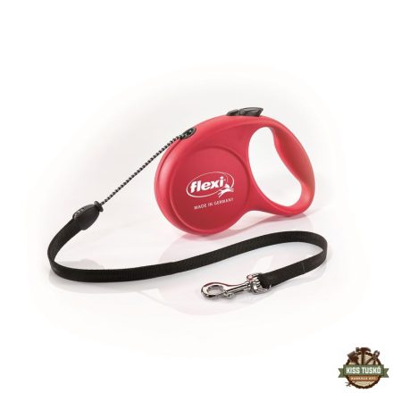 Flexi Fun 5m zsinóros automata póráz M 20kg-ig piros