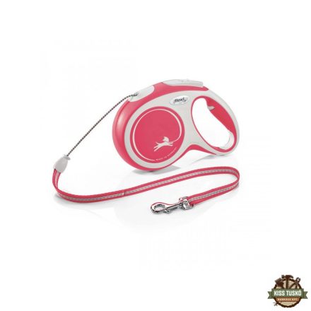 Flexi New Comfort zsinóros automata póráz M 8m piros