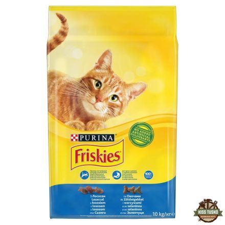 Friskies Száraz Macska Lazac+Zöldség 10kg