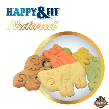 Happy&Fit Natural Állatfigurás Keksz jutalomfalat 10kg