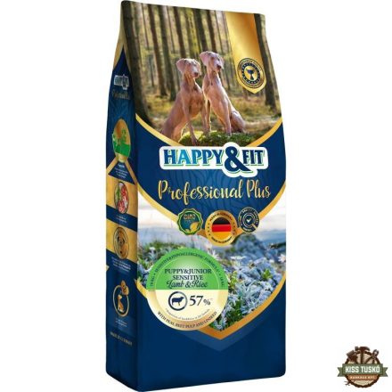 Happy&Fit Professional Plus Puppy & Junior Sensitive Lamb & Rice 18kg