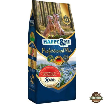 Happy&Fit Professional Plus Performance Poultry & Rice 18kg