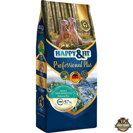 Happy&Fit Professional Plus Adult Mini Sensitive Salmon & Rice 18kg