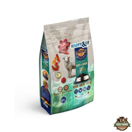 Happy&Fit Superior Hipoallergén GF Puppy & Junior Friss bárány, édesburgonyával 2,5kg