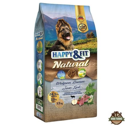 Happy&Fit Natural Welpen Lamm 12kg