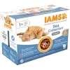 Iams Cat Delights alutasak Sea in gravy Multipack, többféle halas íz, ízletes szószban 12x85g