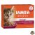 Iams Cat Delights Senior csirke falatkák ízletes szószban, multipack nedves macskatáp 12x85g