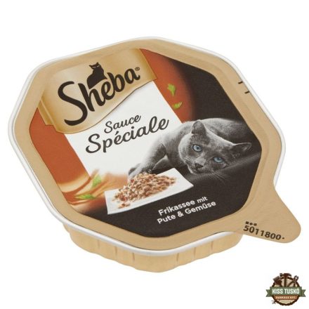 Sheba Alutálca Pulykaragu Zöldség 85gr