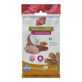   N&D Quinoa Dog Jutalomfalat Skin&coat Quail Adult Med&Max 100g