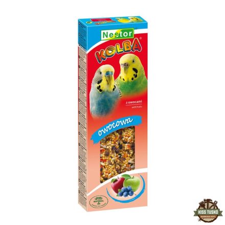 Nestor Dupla Rúd Hullámos papagájnak Gyümölcsös 85gr