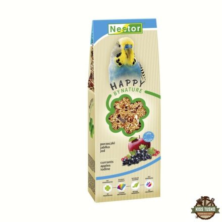 Nestor Eledel Törpepapagájnak Jód+Gyümölcs 700ml 500gr