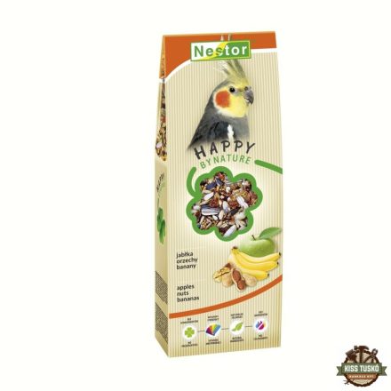 Nestor Eledel Közepes Méretű Papagájnak Gyümölcs+Magok 700ml 430gr