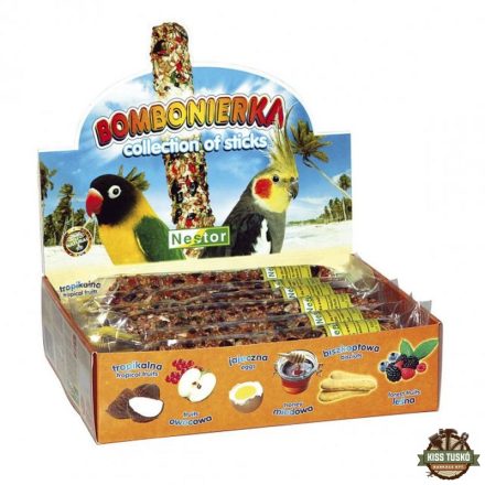 Nestor Bonbonierka Nagypapagájnak 65gr