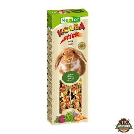 Nestor Dupla Rúd Nyúlnak Gyógynövény+Széna+Zöldség 115gr