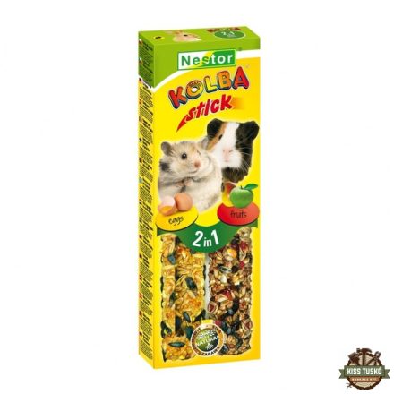 Nestor Dupla Rúd Rágcsálónak Tojás+Gyümölcs 115gr