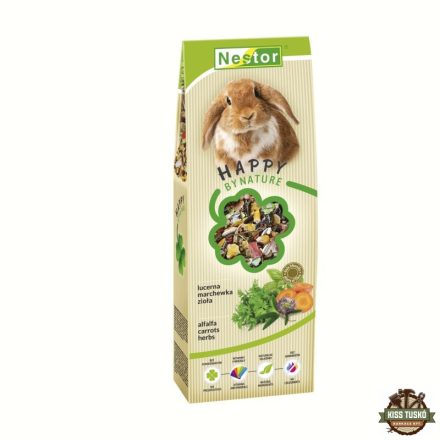 Nestor Eledel Nyúlnak Gyógynövény+Széna 700ml 500gr