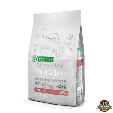 Natures Protection Dog Starter SC White Grain Free Salmon 1,5kg
