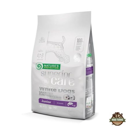 Natures Protection Dog Junior SC White Grain Free Salmon 1,5kg