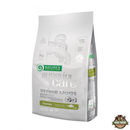 Natures Protection SC White Dogs GF White Fish Junior Small 1,5kg