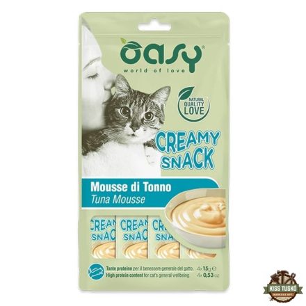 Oasy Cat Creamy Snack Tuna 4x15g