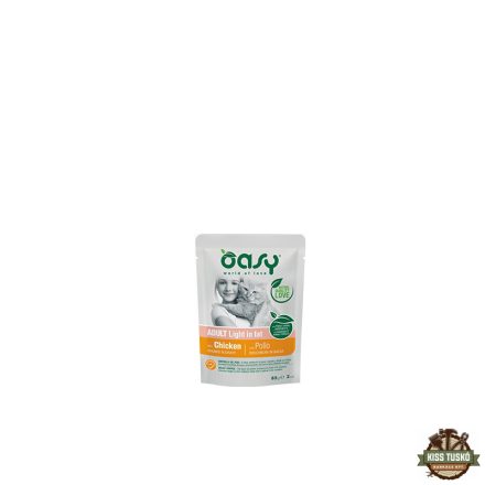 Oasy Cat Alutasakos Chunks in Gravy Adult Light in Fat 85g