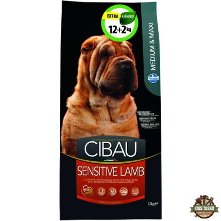 Cibau Sensitive Lamb Medium/Maxi 12+2kg Promo