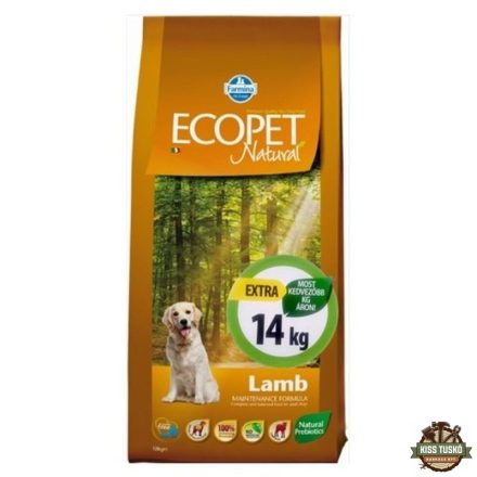 Ecopet Natural Lamb Medium 14kg