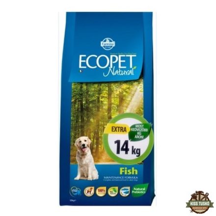 Ecopet Natural Fish Medium 14kg