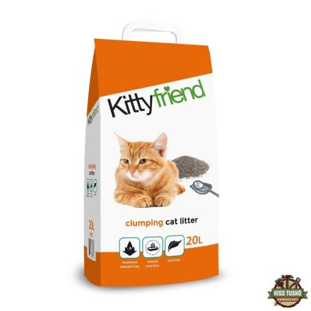Kitty Friend macskaalom Clumping csomósodó bentonit 20l
