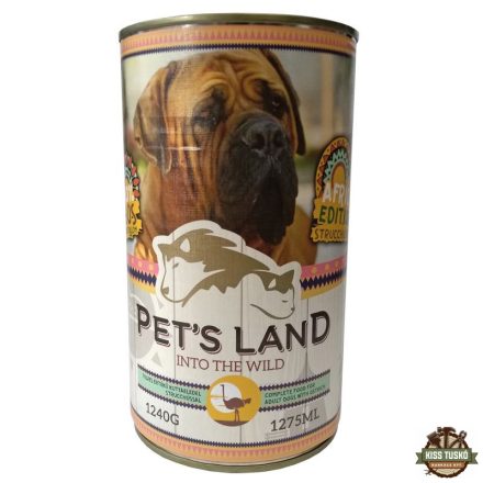 Pet s Land Dog Konzerv Strucchússal Africa Edition 1240g