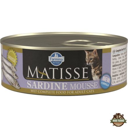 Matisse Cat konzerv Mousse Szardínia 85g