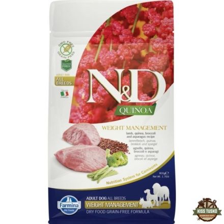 N&D Quinoa Dog Weight Management Adult mini 800g