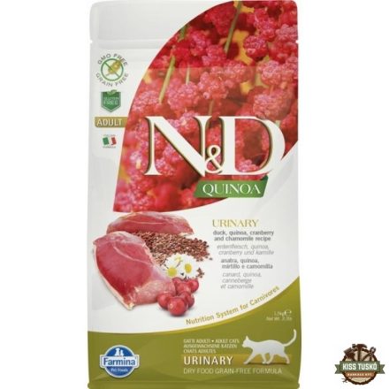 N&D Quinoa Cat Urinary kacsa 1,5kg