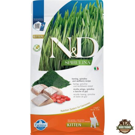 N&D Spirulina Cat Kitten hering 1,5kg