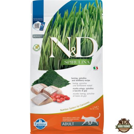 N&D Spirulina Cat Adult hering 1,5kg