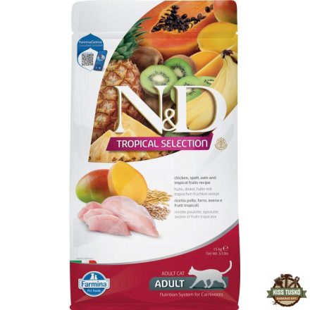 N&D Tropical Selection Cat Chicken Adult 1,5kg