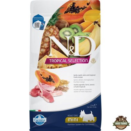 N&D Tropical Selection Dog Lamb Adult Mini 1,5kg