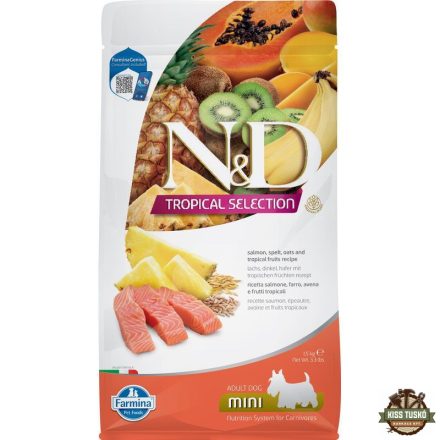 N&D Tropical Selection Dog Salmon Adult Mini 1,5kg